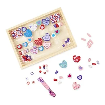 Melissa & Doug Heart Beads Kit for Creative Kids