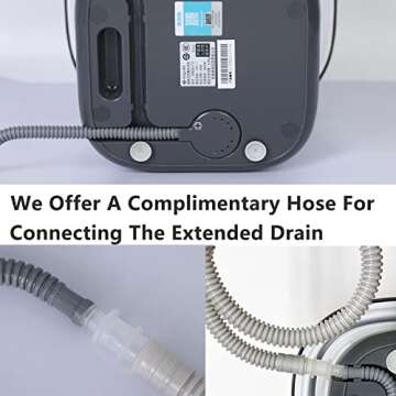 MOYU Mini Portable Bucket Washer Foldable Washing Machine with Soft Spin Dry and Drainage Pipe Pink (English User manual and button labels)