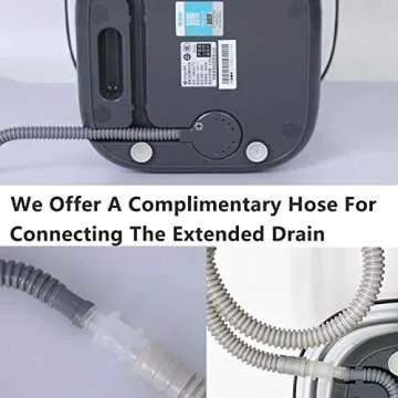 MOYU Mini Portable Bucket Washer Foldable Washing Machine with Soft Spin Dry and Drainage Pipe Pink (English User manual and button labels)