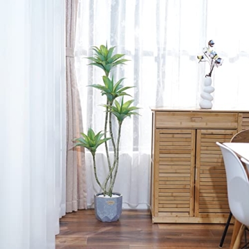 Waoops 4.6 ft Artificial Water Lilies - Elegant Decor