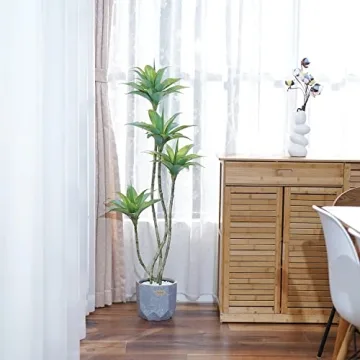 Waoops 4.6 ft Artificial Water Lilies - Elegant Decor