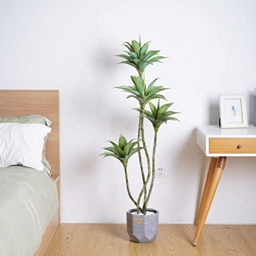 Waoops 4.6 ft Artificial Water Lilies - Elegant Decor