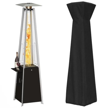 FOOWIN 48K BTU Patio Heater with Table Outdoor Comfort