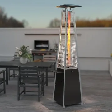 FOOWIN 48K BTU Patio Heater with Table Outdoor Comfort