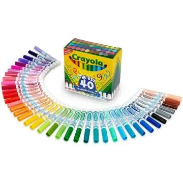 Crayola Ultra Clean Washable Markers 40 Count