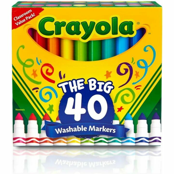 Crayola Ultra Clean Washable Markers 40 Count