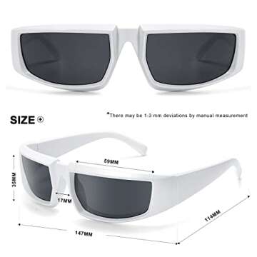 VANLINKER Cool Wrap Around Sunglasses for Stylish Protection