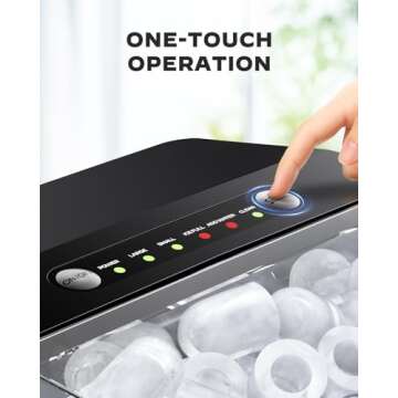 Silonn Portable Ice Maker - Quick Ice Production & Easy Clean
