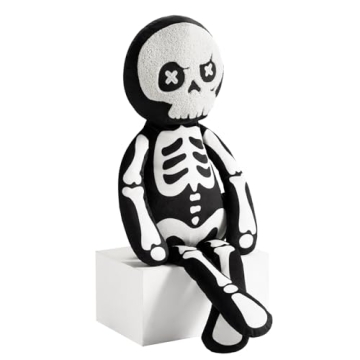 Phantoscope Skeleton Shaped Throw Pillow for Halloween