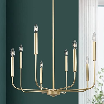 Elegant KSANA Gold Chandelier for Dining and Living Rooms