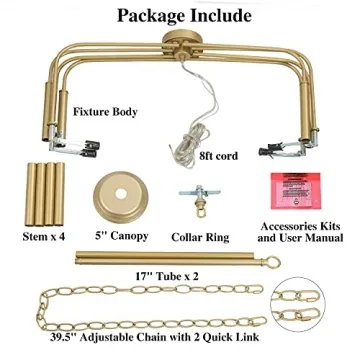 Elegant KSANA Gold Chandelier for Dining and Living Rooms