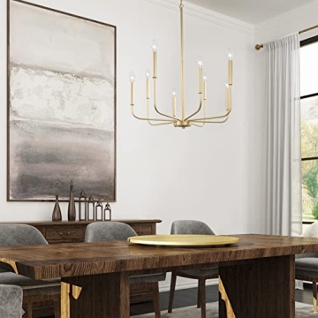 Elegant KSANA Gold Chandelier for Dining and Living Rooms