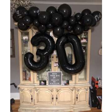 Premium 40 Inch Number Balloons for Celebrations