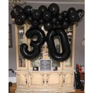 Premium 40 Inch Number Balloons for Celebrations