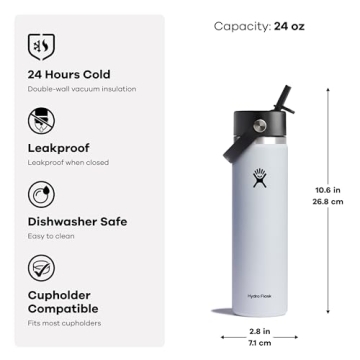 Hydro Flask Wide Flex Straw Cap Trillium 24 Oz
