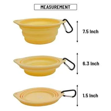 Collapsible Dog Water Bowls - Durable and Portable