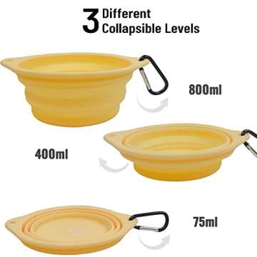 Collapsible Dog Water Bowls - Durable and Portable