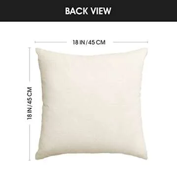AVOIN Fall Throw Pillow Covers Set of 4, 18x18 inch