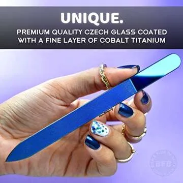 Premium Glass Nail Files for Elegant Nail Care