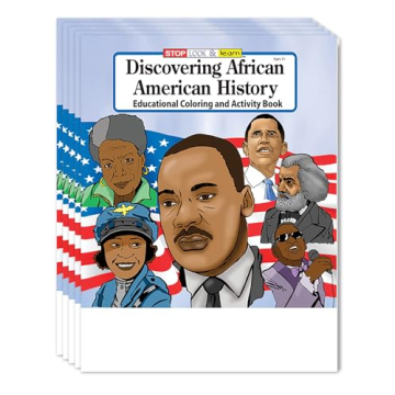 Discovering African American History Coloring Books - 25 Pack Set
