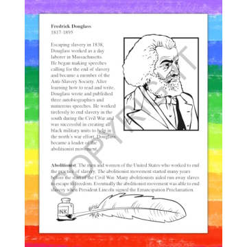 Discovering African American History Coloring Books