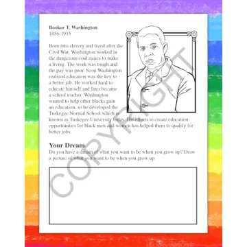 Discovering African American History Coloring Books