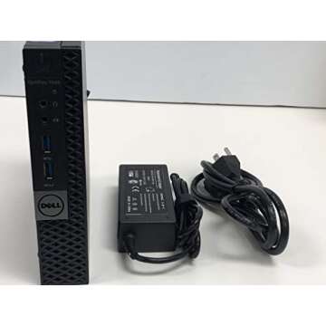 DELL OPTIPLEX 7040 6th Gen Micro Business Desktop Computer, Intel Quad Core i5 6400T up to 2.8GHz, 16G DDR4, 256GB SSD, WiFi,HDMI, DP, Win 10 64-Bit Supports EN/ES/FR(CI5)(Renewed)