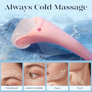 Ice Roller & Gua Sha Facial Tool Set for Women