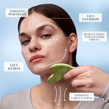 Ice Roller & Gua Sha Facial Tool Set for Women