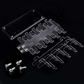 Lamoutor Transparent Sunglasses Rack Holder for 10 Pairs