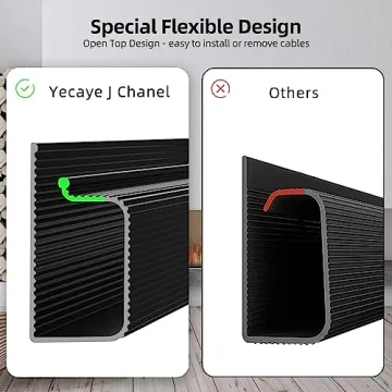 YECAYE Under Desk Cable Management Kit - 6X15.7in