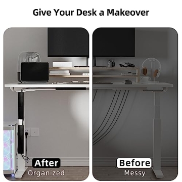 YECAYE Under Desk Cable Management Kit - 6X15.7in