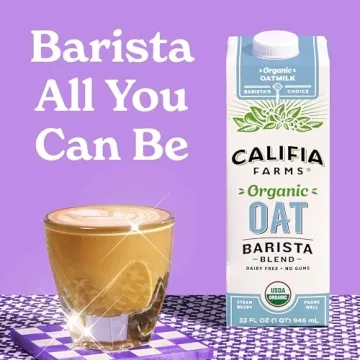 Califia Farms Organic Oat Barista Blend 32 oz Plant Based Milk