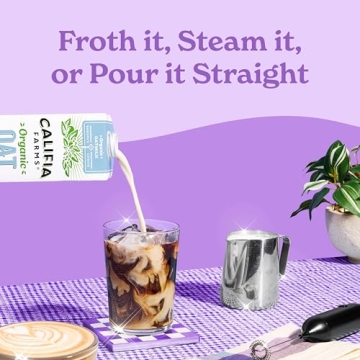 Califia Farms Organic Oat Barista Blend 32 oz Plant Based Milk