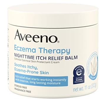 Aveeno Nighttime Eczema Balm with Oatmeal, 11 FL OZ