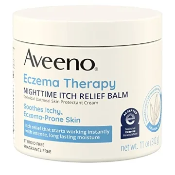 Aveeno Nighttime Eczema Balm with Oatmeal, 11 FL OZ