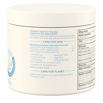 Aveeno Nighttime Eczema Balm with Oatmeal, 11 FL OZ