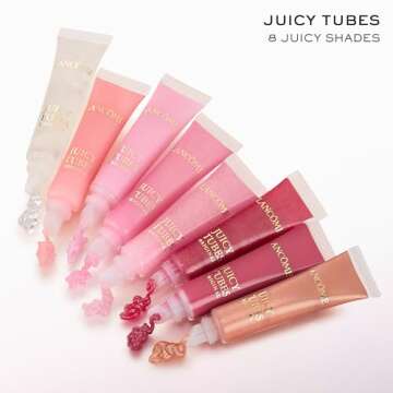 Lancôme Juicy Tubes Shine Lip Gloss - High Shine & Lasting Hydration - Vitamin E Enriched - 04 Miracle (Sparkle)