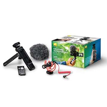 Nikon Z 30 DX-Format Mirrorless Camera with NIKKOR Z DX 16-50mm f/3.5-6.3 VR Zoom Lens, NIKKOR Z DX 50-250mm f/4.5-6.3 VR Lens and Creator's Accessory Kit