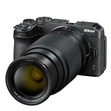 Nikon Z 30 DX-Format Mirrorless Camera with NIKKOR Z DX 16-50mm f/3.5-6.3 VR Zoom Lens, NIKKOR Z DX 50-250mm f/4.5-6.3 VR Lens and Creator's Accessory Kit
