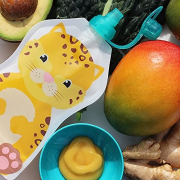 ChooMee Silicone Food Pouch Top for Safe Baby Feeding