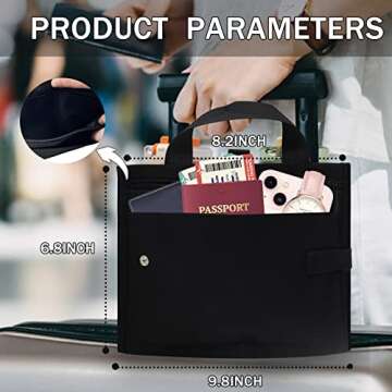 Luggage Cup Holder,Luggage Travel Cup Holder Free Hand Drink Caddy,Universal Portable Suitcase Cup Holder,Fits Roll on Suitcase Handles,Luggage Cup Caddy Gifts for Travelers Flight Attendants (Black)