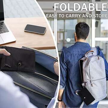 Luggage Cup Holder,Luggage Travel Cup Holder Free Hand Drink Caddy,Universal Portable Suitcase Cup Holder,Fits Roll on Suitcase Handles,Luggage Cup Caddy Gifts for Travelers Flight Attendants (Black)