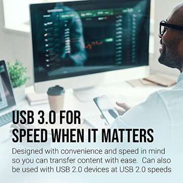 PNY 64GB Turbo USB 3.0 Flash Drive - Fast & Efficient Data Transfer