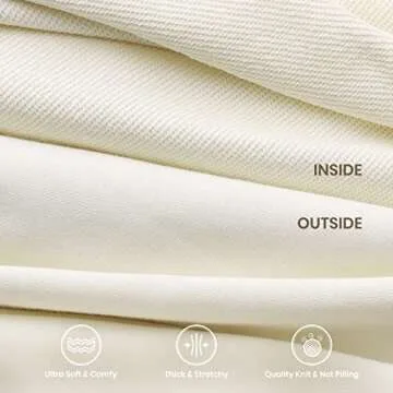 CRZ YOGA Cinch Bottom Sweatpants Women High Waisted, Thick Cotton Sweat Pants with Pockets Casual Lounge Athletic Joggers White Apricot X-Small