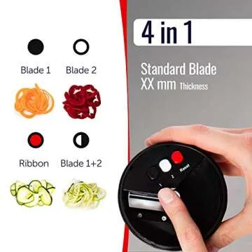 Fullstar 6 in 1 Vegetable Spiralizer for Healthy Cooking