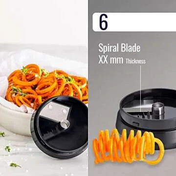 Fullstar 6 in 1 Vegetable Spiralizer for Healthy Cooking
