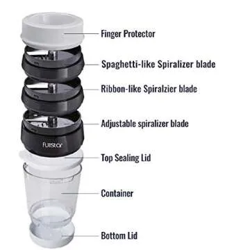 Fullstar 6 in 1 Vegetable Spiralizer for Healthy Cooking
