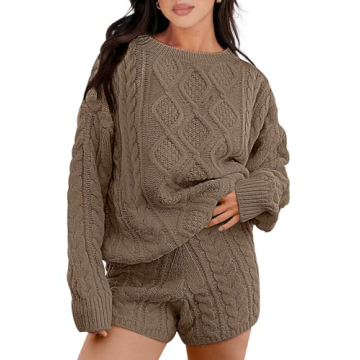 ANRABESS Women Cozy Loungewear Set for Fall Fashion