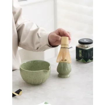 TANG PIN Matcha Set - 15 Oz Bowl with Whisk & Scoop